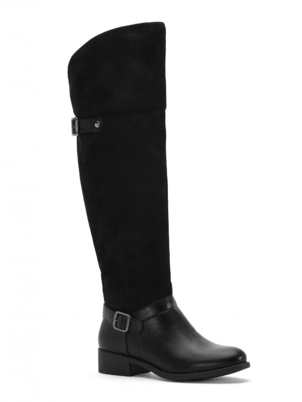 Over the Knee Black Boots, Boutique, "Walking After Midnight Black Boots"